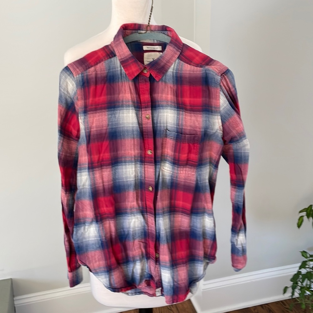 Girls plaid flannel